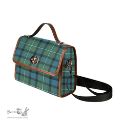 Scottish Canvas Bag FERGUSON ANCIENT Clan Tartan Waterproof Canvas Bag - Classic Scottish Plaid Tartan Plaid