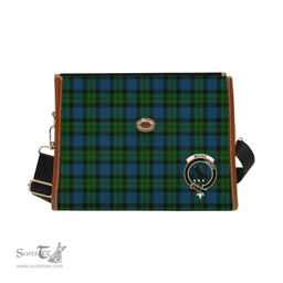 Scottish Canvas Bag MacKie Clan Clan Tartan Waterproof Canvas Bag - Crest Classic Scottish Plaid Tartan Plaid