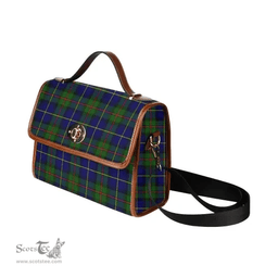 Scottish Canvas Bag MacLeod of Harris Modern Clan Tartan Waterproof Canvas Bag - Classic Scottish Plaid Tartan Plaid