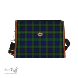 Scottish Canvas Bag MacEwen Modern Clan Tartan Waterproof Canvas Bag - Classic Scottish Plaid Tartan Plaid