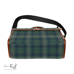 Scottish Canvas Bag Kennedy Modern Clan Tartan Waterproof Canvas Bag - Classic Scottish Plaid Tartan Plaid