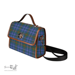 Scottish Canvas Bag Edmonstone Clan Tartan Waterproof Canvas Bag - Classic Scottish Plaid Tartan Plaid