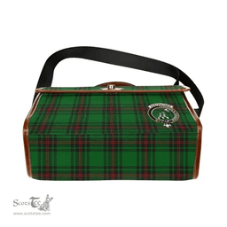 Scottish Canvas Bag Anstruther Clan Clan Tartan Waterproof Canvas Bag - Crest Classic Scottish Plaid Tartan Plaid