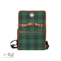 Scottish Canvas Bag MacLean Hunting Ancient Clan Tartan Waterproof Canvas Bag - Classic Scottish Plaid Tartan Plaid