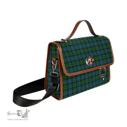 Scottish Canvas Bag MacKie Clan Clan Tartan Waterproof Canvas Bag - Crest Classic Scottish Plaid Tartan Plaid