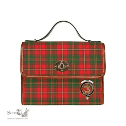 Scottish Canvas Bag Hay Clan Clan Tartan Waterproof Canvas Bag - Crest Classic Scottish Plaid Tartan Plaid