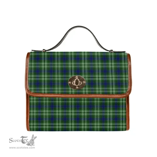 Scottish Canvas Bag Tweedside District Clan Tartan Waterproof Canvas Bag - Classic Scottish Plaid Tartan Plaid