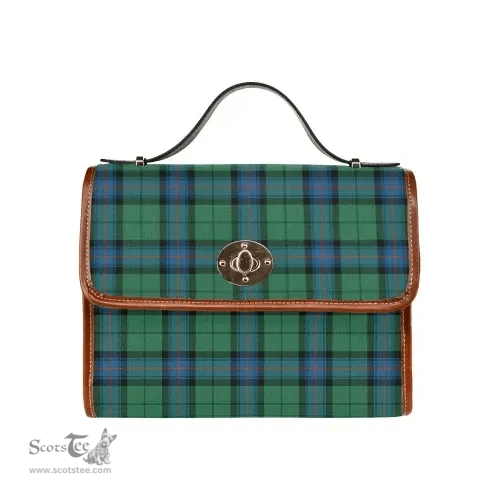 Scottish Canvas Bag Armstrong Ancient Clan Tartan Waterproof Canvas Bag - Classic Scottish Plaid Tartan Plaid