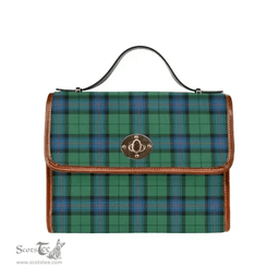 Scottish Canvas Bag Armstrong Ancient Clan Tartan Waterproof Canvas Bag - Classic Scottish Plaid Tartan Plaid
