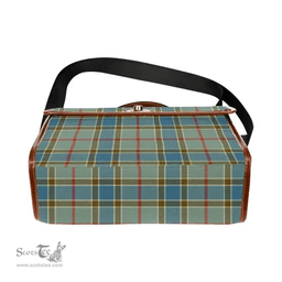 Scottish Canvas Bag Balfour Blue Clan Tartan Waterproof Canvas Bag - Classic Scottish Plaid Tartan Plaid