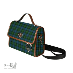 Scottish Canvas Bag MacKie Clan Clan Tartan Waterproof Canvas Bag - Crest Classic Scottish Plaid Tartan Plaid