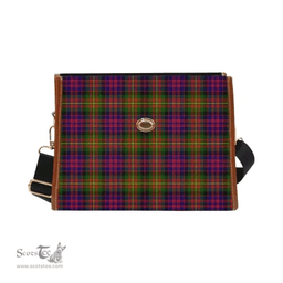 Scottish Canvas Bag Carnegie Modern Clan Tartan Waterproof Canvas Bag - Classic Scottish Plaid Tartan Plaid