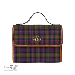 Scottish Canvas Bag MacDonald Modern Clan Tartan Waterproof Canvas Bag - Classic Scottish Plaid Tartan Plaid