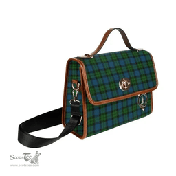 Scottish Canvas Bag MacKay Clan Clan Tartan Waterproof Canvas Bag - Crest Classic Scottish Plaid Tartan Plaid