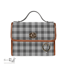 Scottish Canvas Bag Glendinning Clan Clan Tartan Waterproof Canvas Bag - Crest Classic Scottish Plaid Tartan Plaid
