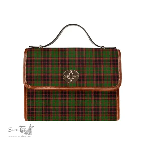Scottish Canvas Bag Buchan Modern Clan Tartan Waterproof Canvas Bag - Classic Scottish Plaid Tartan Plaid