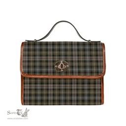 Scottish Canvas Bag MacKenzie Weathered Clan Tartan Waterproof Canvas Bag - Classic Scottish Plaid Tartan Plaid