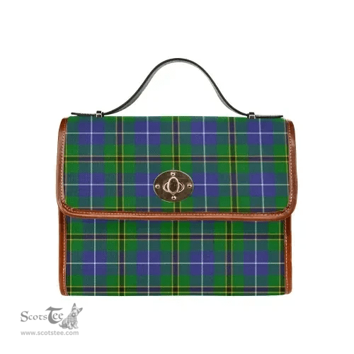Scottish Canvas Bag Turnbull Hunting Clan Tartan Waterproof Canvas Bag - Classic Scottish Plaid Tartan Plaid