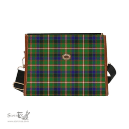 Scottish Canvas Bag Reid Green Clan Tartan Waterproof Canvas Bag - Classic Scottish Plaid Tartan Plaid