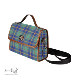 Scottish Canvas Bag US Marine Clan Tartan Waterproof Canvas Bag - Classic Scottish Plaid Tartan Plaid