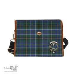 Scottish Canvas Bag MacInnes Clan Clan Tartan Waterproof Canvas Bag - Crest Classic Scottish Plaid Tartan Plaid