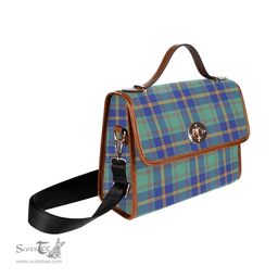 Scottish Canvas Bag US Marine Clan Tartan Waterproof Canvas Bag - Classic Scottish Plaid Tartan Plaid