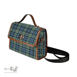Scottish Canvas Bag MacKinlay Ancient Clan Tartan Waterproof Canvas Bag - Classic Scottish Plaid Tartan Plaid
