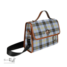 Scottish Canvas Bag Bell Clan Clan Tartan Waterproof Canvas Bag - Crest Classic Scottish Plaid Tartan Plaid
