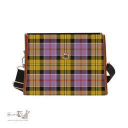 Scottish Canvas Bag Culloden Ancient Clan Tartan Waterproof Canvas Bag - Classic Scottish Plaid Tartan Plaid