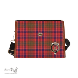 Scottish Canvas Bag Lumsden Clan Clan Tartan Waterproof Canvas Bag - Crest Classic Scottish Plaid Tartan Plaid