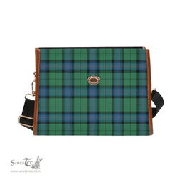 Scottish Canvas Bag Armstrong Ancient Clan Tartan Waterproof Canvas Bag - Classic Scottish Plaid Tartan Plaid