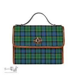 Scottish Canvas Bag Forsyth Ancient Clan Tartan Waterproof Canvas Bag - Classic Scottish Plaid Tartan Plaid