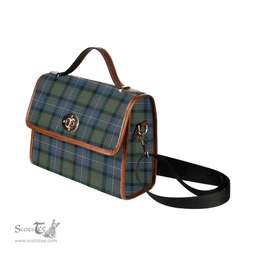 Scottish Canvas Bag Cameron of Erracht Ancient Clan Tartan Waterproof Canvas Bag - Classic Scottish Plaid Tartan Plaid