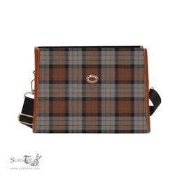 Scottish Canvas Bag Cameron of Erracht Weathered Clan Tartan Waterproof Canvas Bag - Classic Scottish Plaid Tartan Plaid