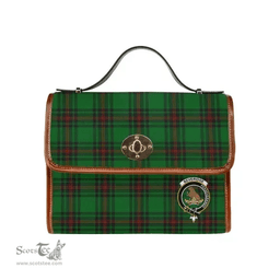 Scottish Canvas Bag Beveridge Clan Clan Tartan Waterproof Canvas Bag - Crest Classic Scottish Plaid Tartan Plaid