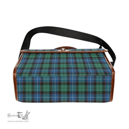 Scottish Canvas Bag Hunter Ancient Clan Tartan Waterproof Canvas Bag - Classic Scottish Plaid Tartan Plaid