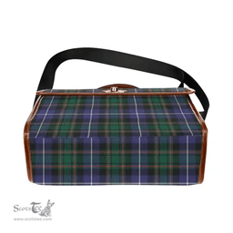 Scottish Canvas Bag MacRae Hunting Modern Clan Tartan Waterproof Canvas Bag - Classic Scottish Plaid Tartan Plaid
