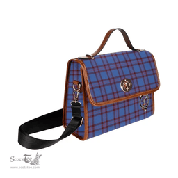 Scottish Canvas Bag Elliot Clan Clan Tartan Waterproof Canvas Bag - Crest Classic Scottish Plaid Tartan Plaid
