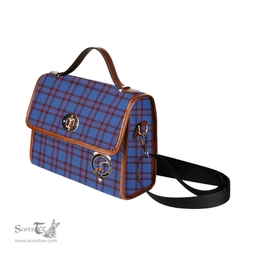 Scottish Canvas Bag Elliot Clan Clan Tartan Waterproof Canvas Bag - Crest Classic Scottish Plaid Tartan Plaid