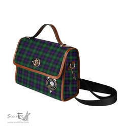 Scottish Canvas Bag Calder (Calder-Campbell) Clan Clan Tartan Waterproof Canvas Bag - Crest Classic Scottish Plaid Tartan Plaid