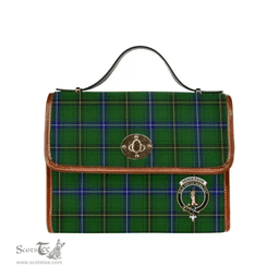 Scottish Canvas Bag Henderson Clan Clan Tartan Waterproof Canvas Bag - Crest Classic Scottish Plaid Tartan Plaid