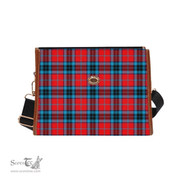 Scottish Canvas Bag MacTavish Modern Clan Tartan Waterproof Canvas Bag - Classic Scottish Plaid Tartan Plaid