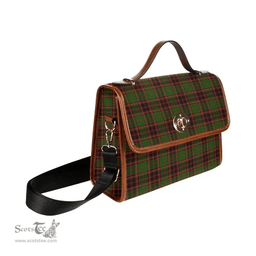 Scottish Canvas Bag Buchan Modern Clan Tartan Waterproof Canvas Bag - Classic Scottish Plaid Tartan Plaid