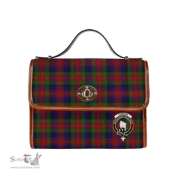 Scottish Canvas Bag Tennant Clan Clan Tartan Waterproof Canvas Bag - Crest Classic Scottish Plaid Tartan Plaid