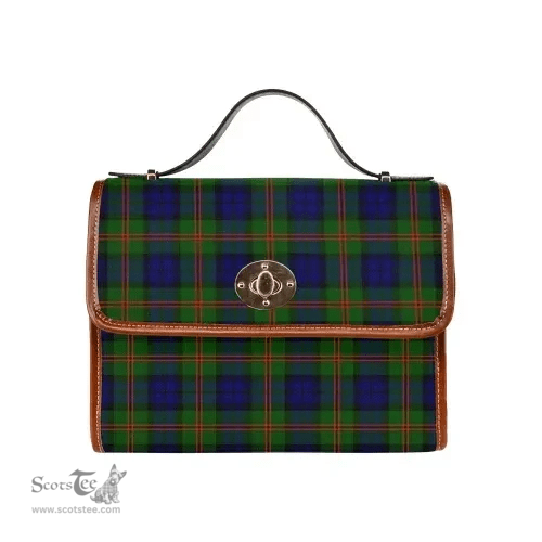 Scottish Canvas Bag Dundas Modern 02 Clan Tartan Waterproof Canvas Bag - Classic Scottish Plaid Tartan Plaid