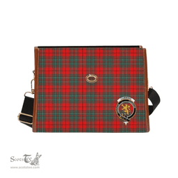 Scottish Canvas Bag Cumming Clan Clan Tartan Waterproof Canvas Bag - Crest Classic Scottish Plaid Tartan Plaid