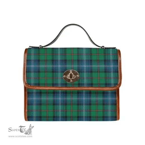 Scottish Canvas Bag Urquhart Ancient Clan Tartan Waterproof Canvas Bag - Classic Scottish Plaid Tartan Plaid