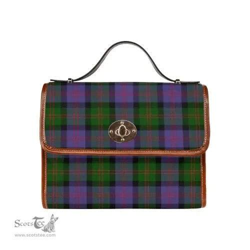 Scottish Canvas Bag Blair Modern Clan Tartan Waterproof Canvas Bag - Classic Scottish Plaid Tartan Plaid
