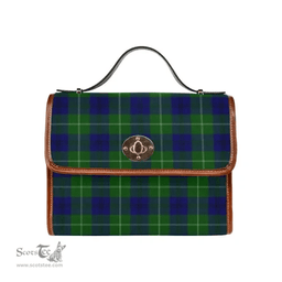 Scottish Canvas Bag Oliphant Modern Clan Tartan Waterproof Canvas Bag - Classic Scottish Plaid Tartan Plaid