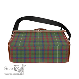 Scottish Canvas Bag Shaw Green Modern Clan Tartan Waterproof Canvas Bag - Classic Scottish Plaid Tartan Plaid